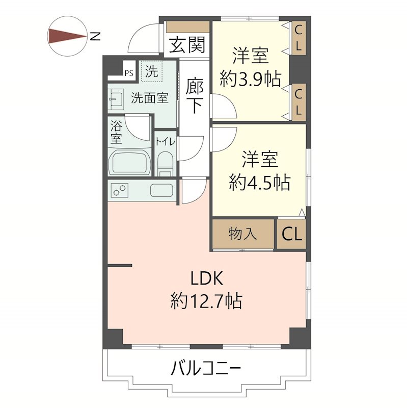 物件の間取り画像