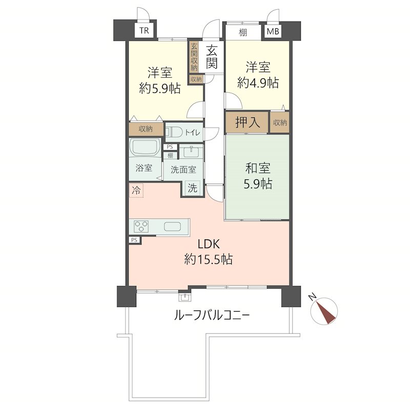 物件の間取り画像