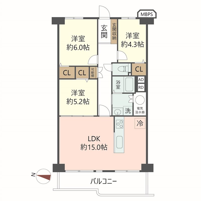 物件の間取り画像