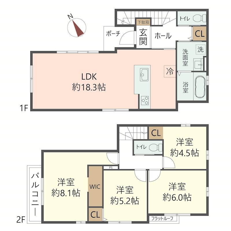 物件の間取り画像