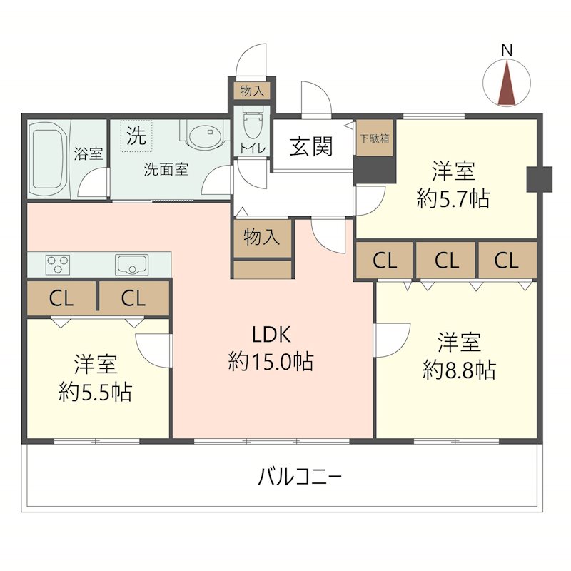 物件の間取り画像