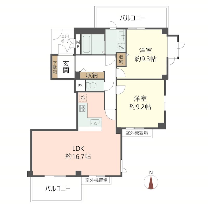 物件の間取り画像