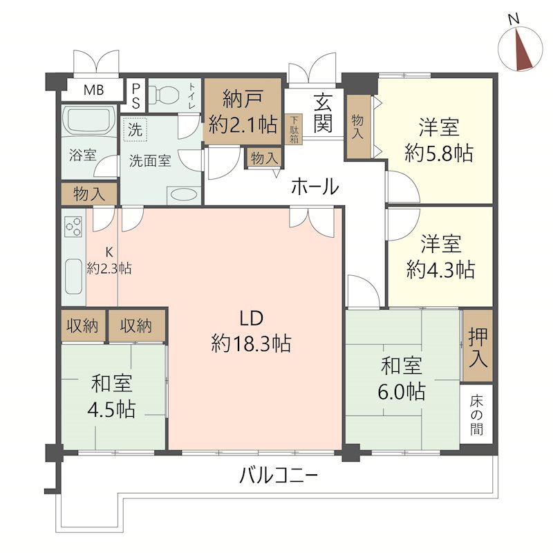 物件の間取り画像