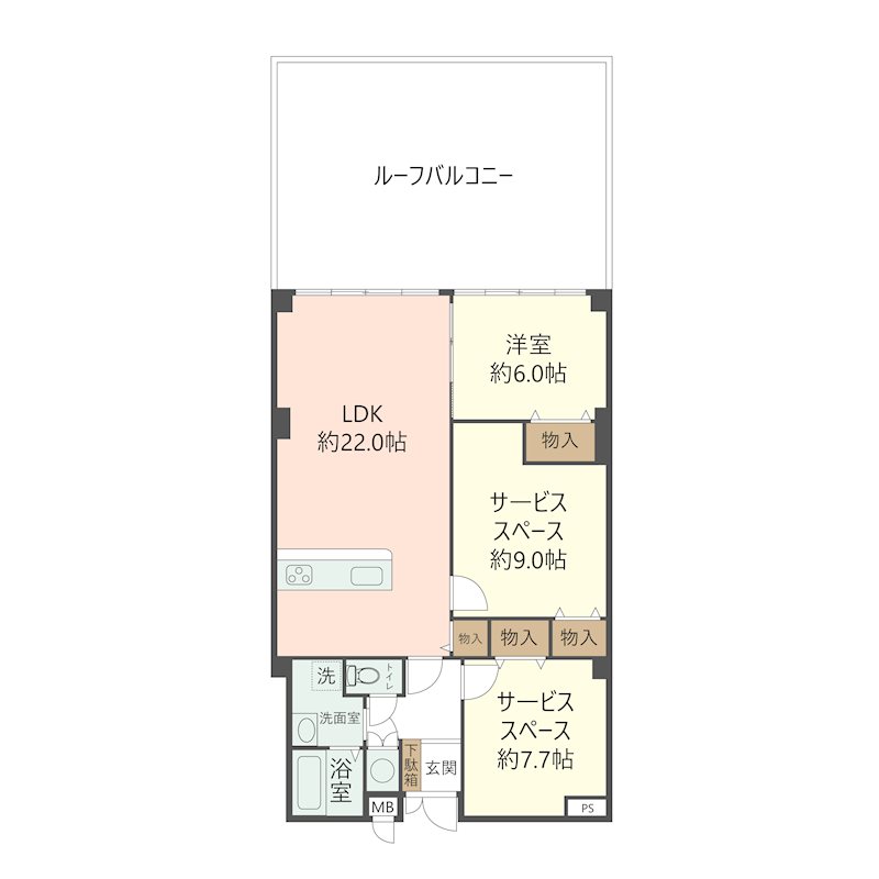 物件の間取り画像