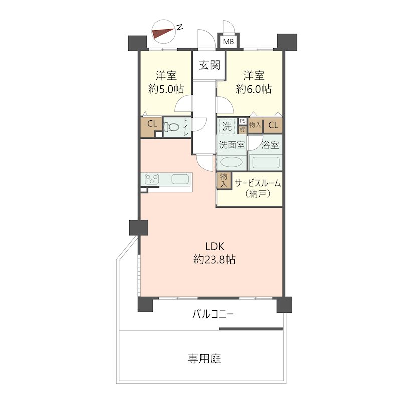 物件の間取り画像