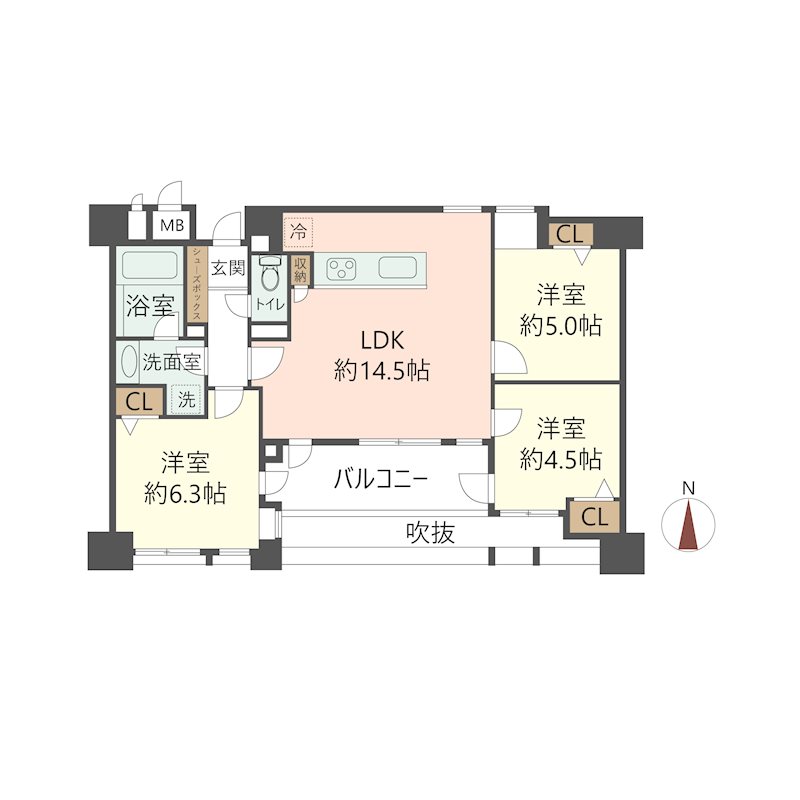 物件の間取り画像