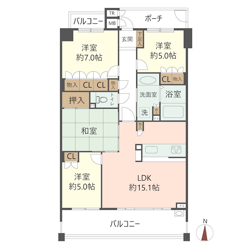 物件の間取り画像