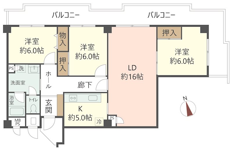 物件の間取り画像
