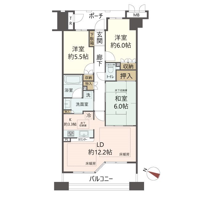 物件の間取り画像