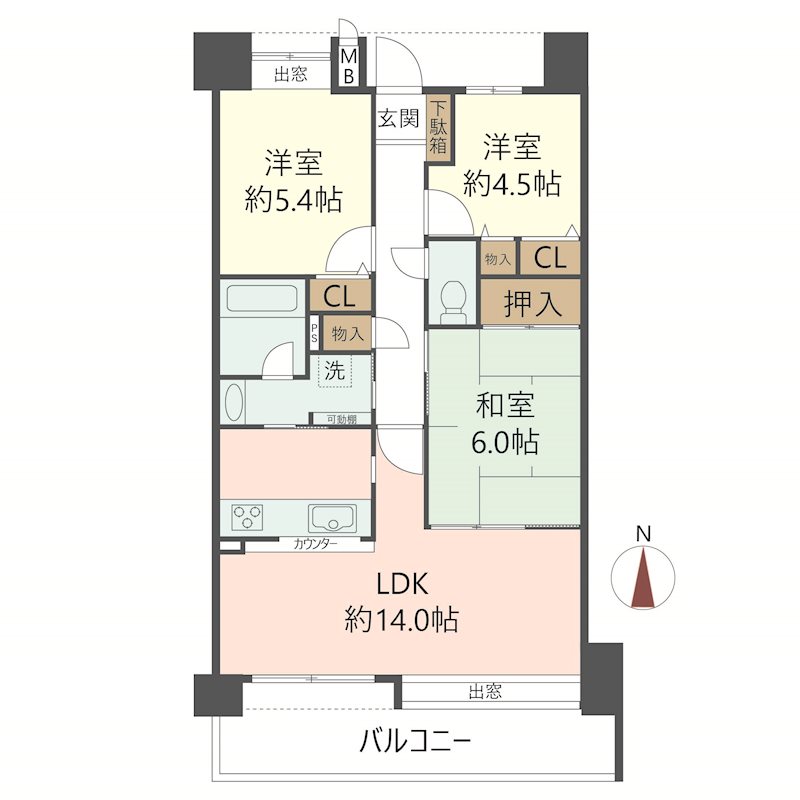 物件の間取り画像
