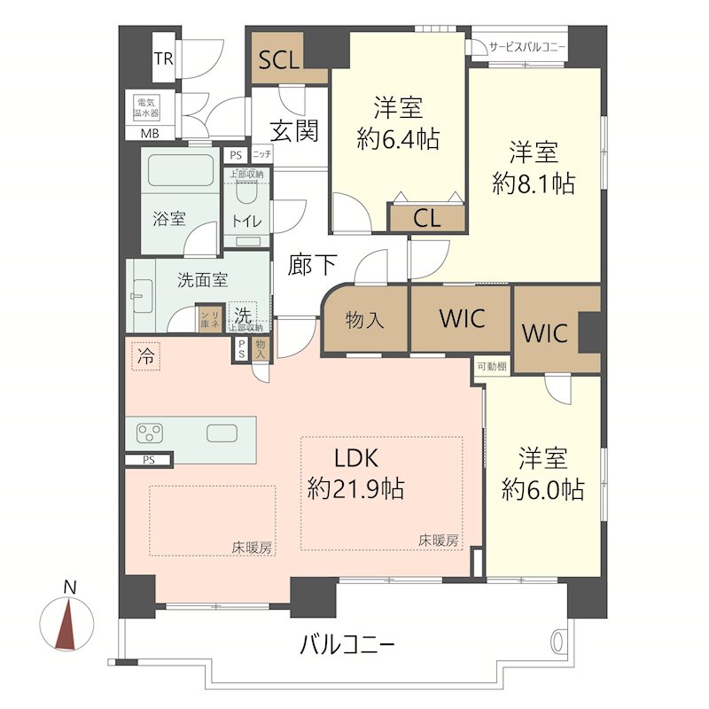 物件の間取り画像