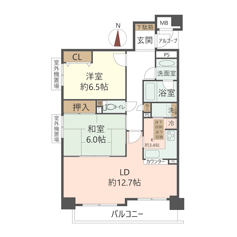 物件の間取り画像