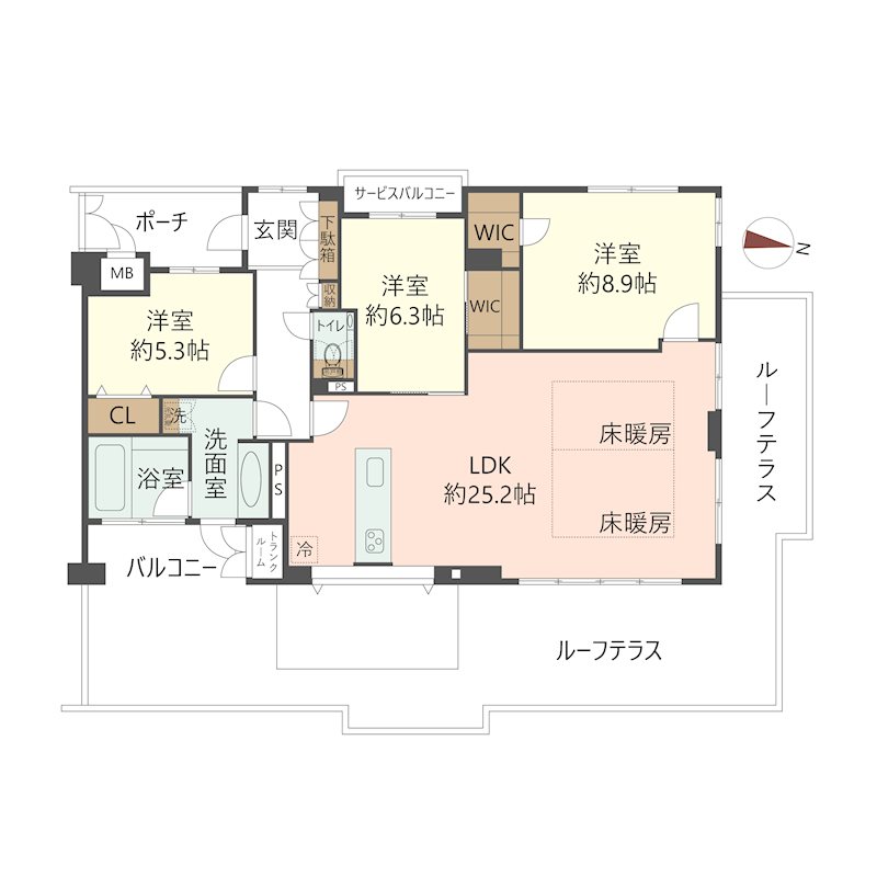 物件の間取り画像