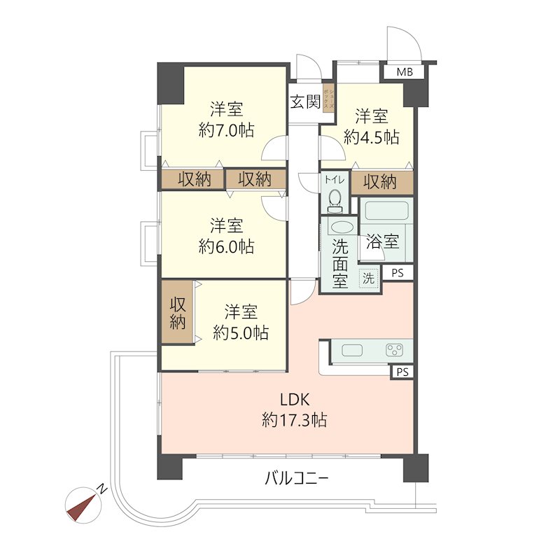 物件の間取り画像