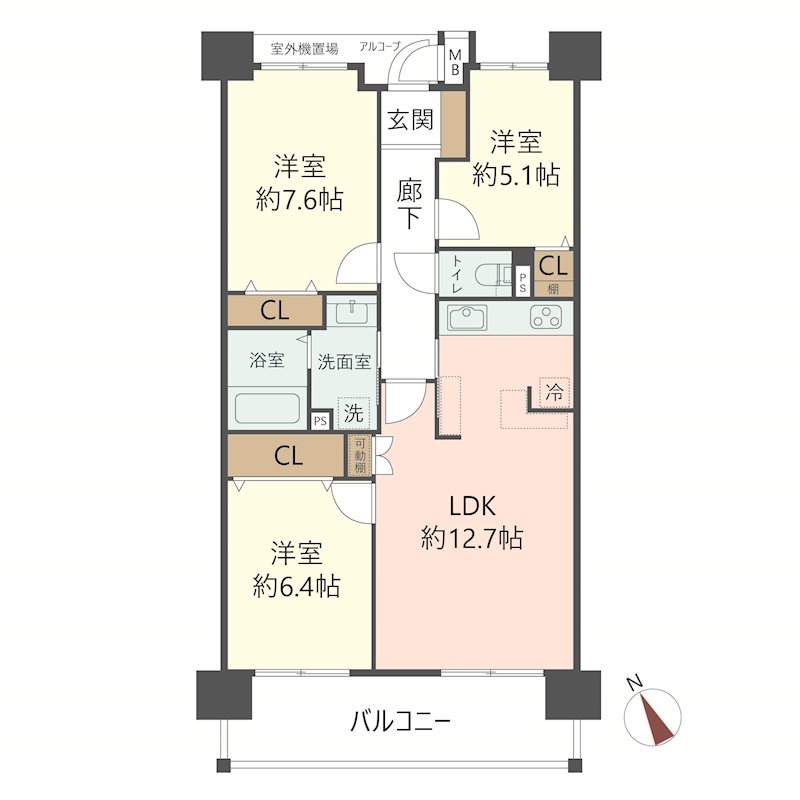 物件の間取り画像