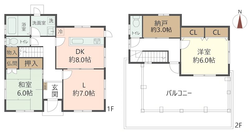 物件の間取り画像