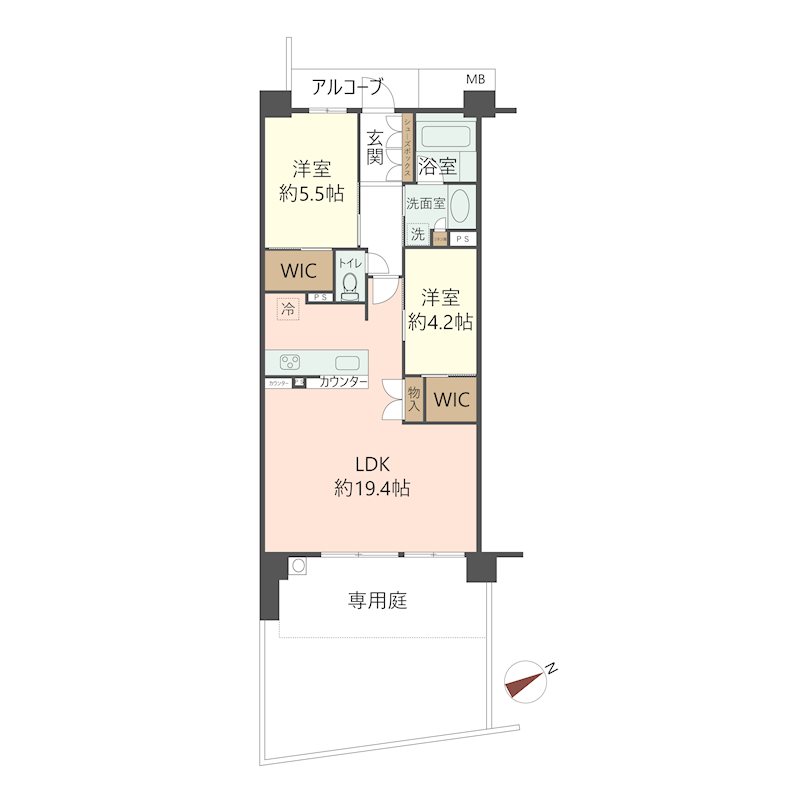 物件の間取り画像