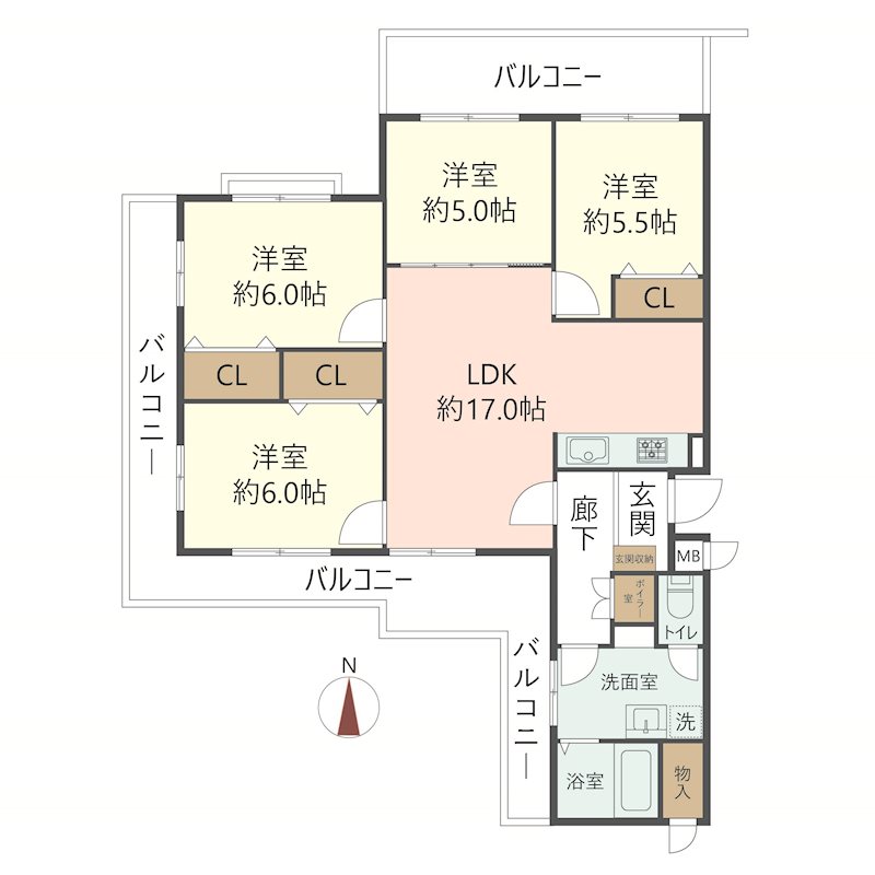 物件の間取り画像