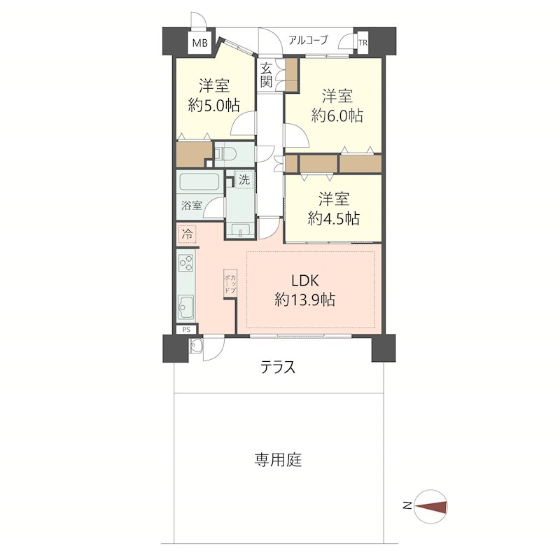 物件の間取り画像