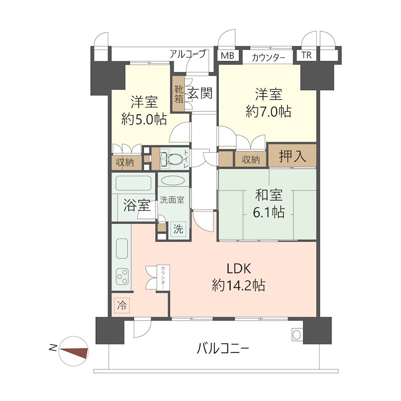 物件の間取り画像