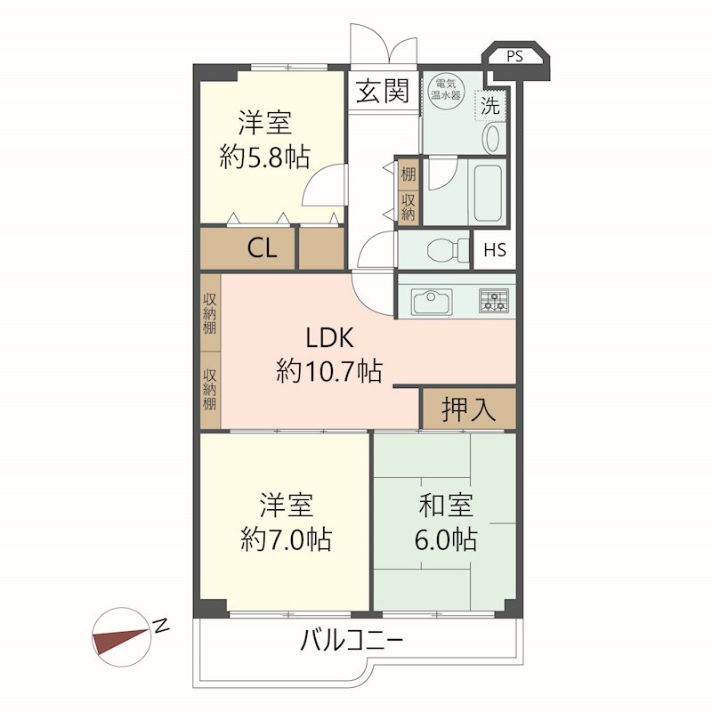 物件の間取り画像