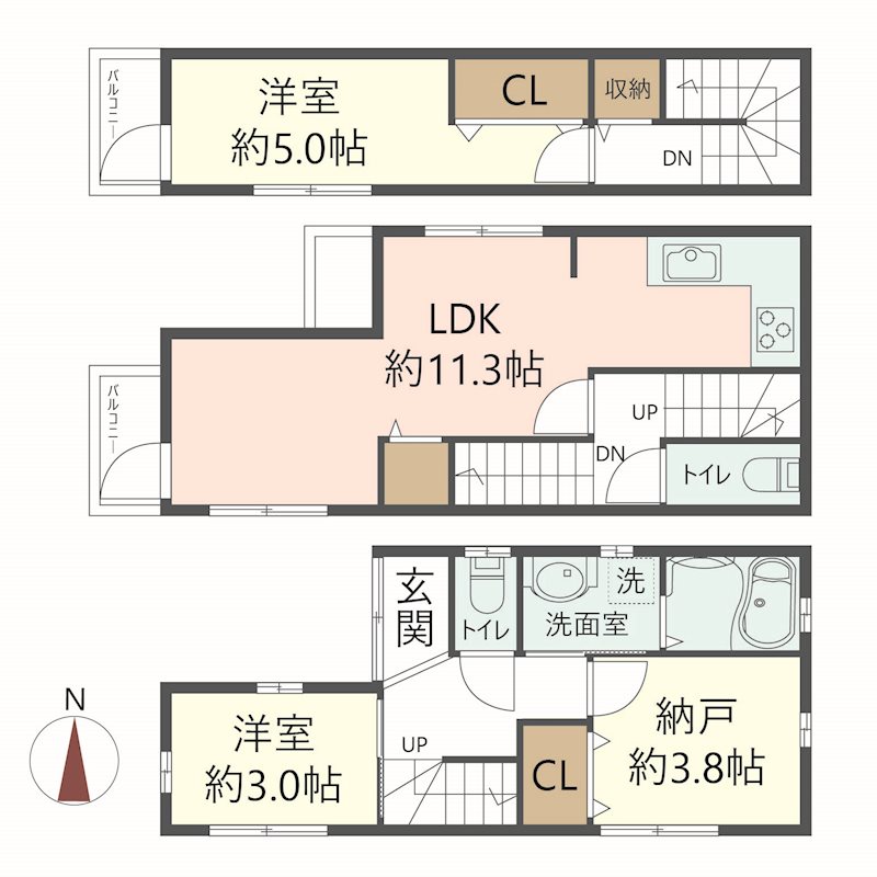物件の間取り画像