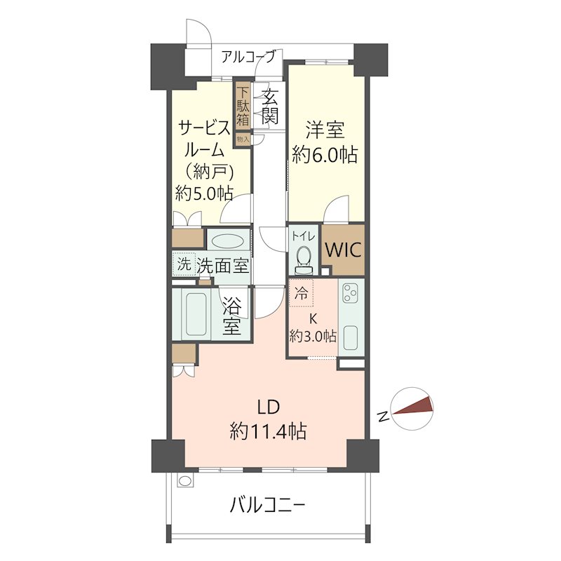 物件の間取り画像