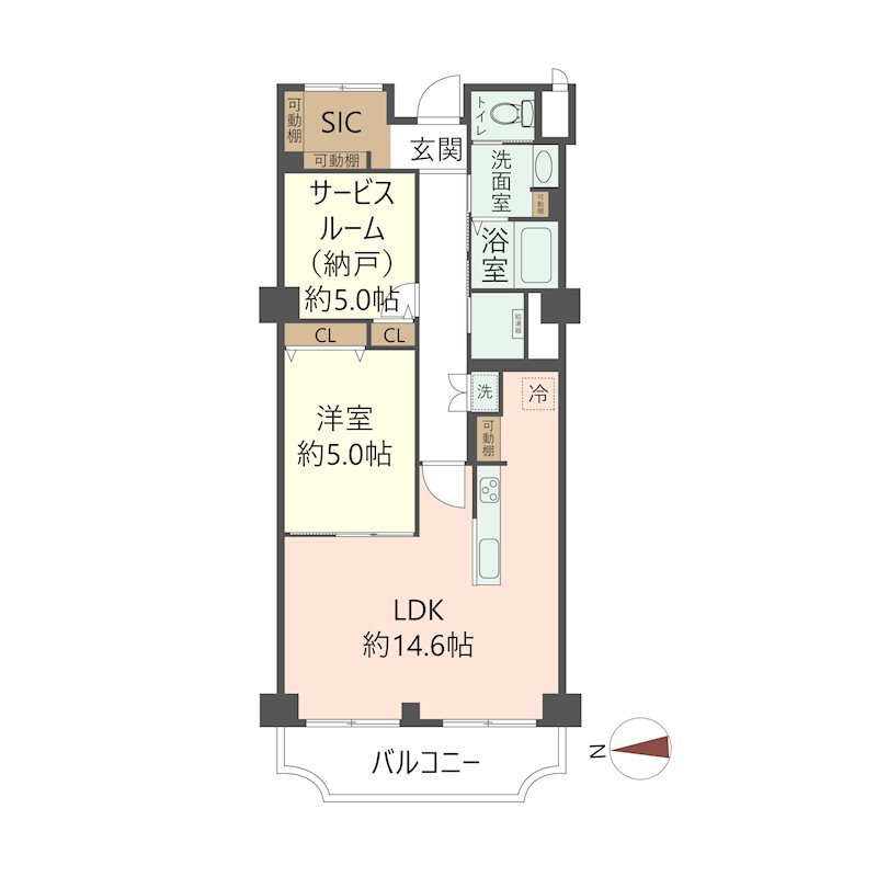 物件の間取り画像