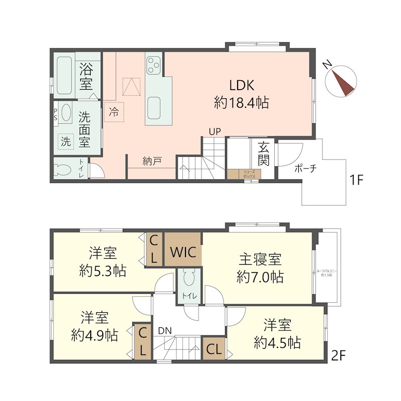 物件の間取り画像