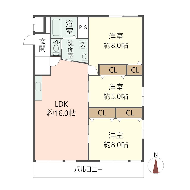 物件の間取り画像