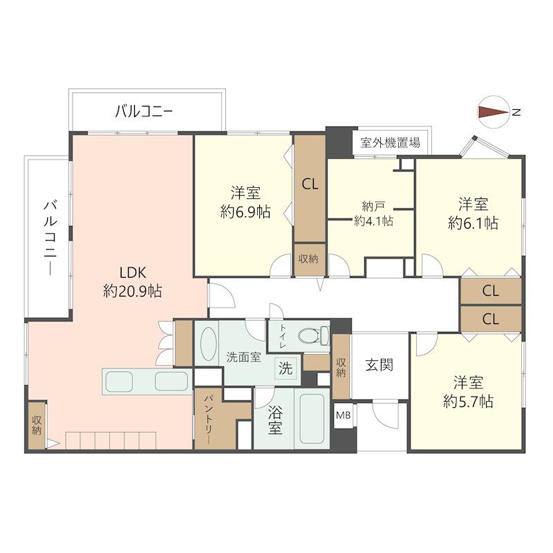 物件の間取り画像
