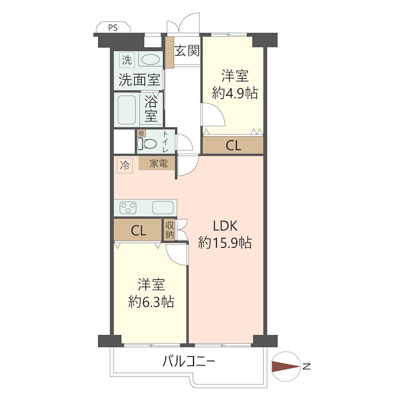 物件の間取り画像