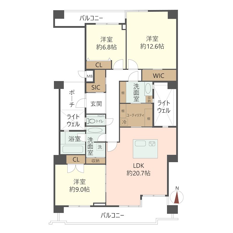 物件の間取り画像