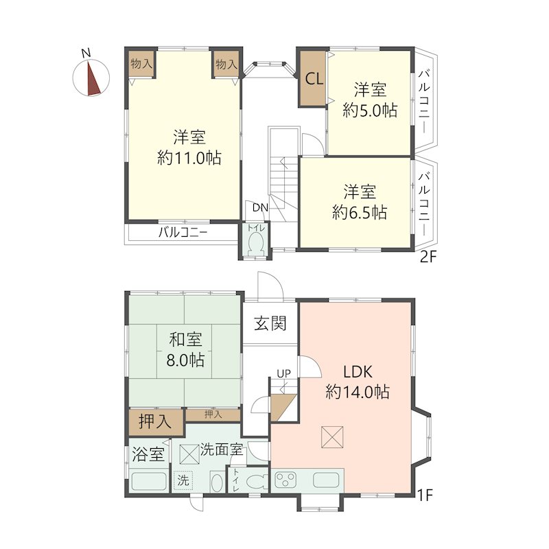 物件の間取り画像