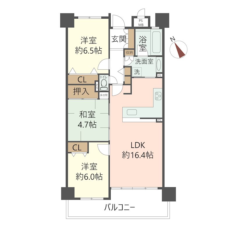 物件の間取り画像