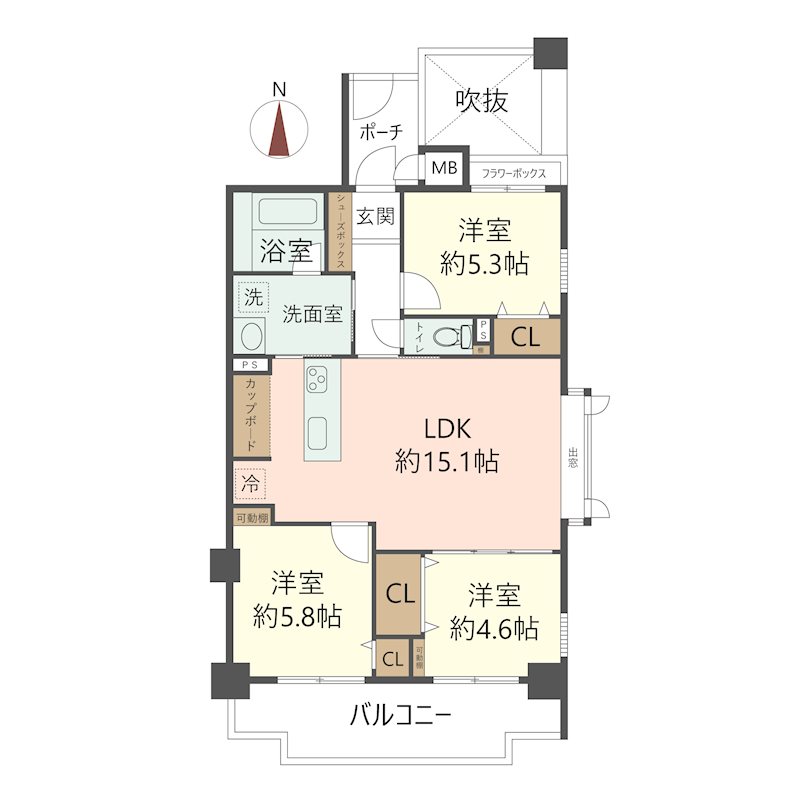 物件の間取り画像
