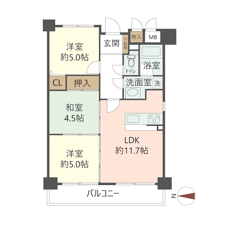 物件の間取り画像