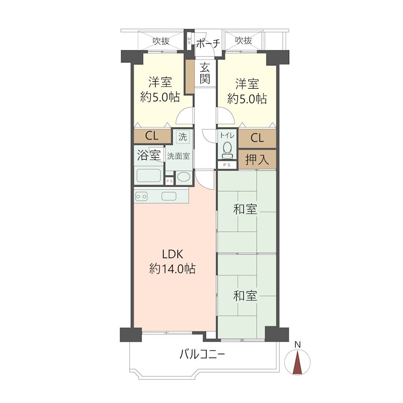 物件の間取り画像