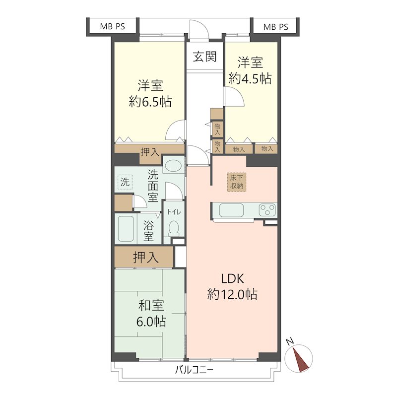物件の間取り画像