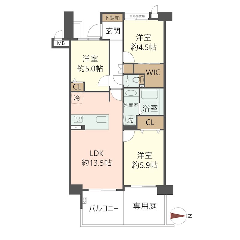 物件の間取り画像