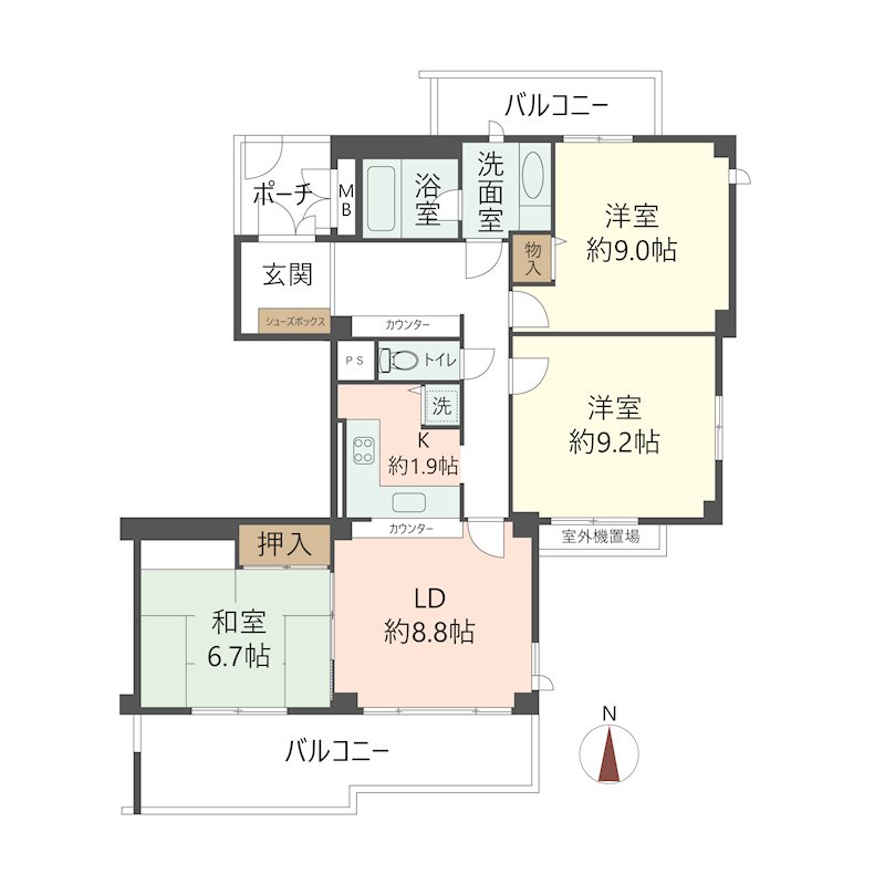 物件スライダー画像