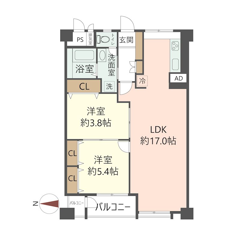 物件の間取り画像