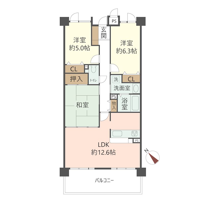 物件の間取り画像