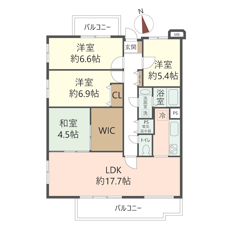 物件の間取り画像