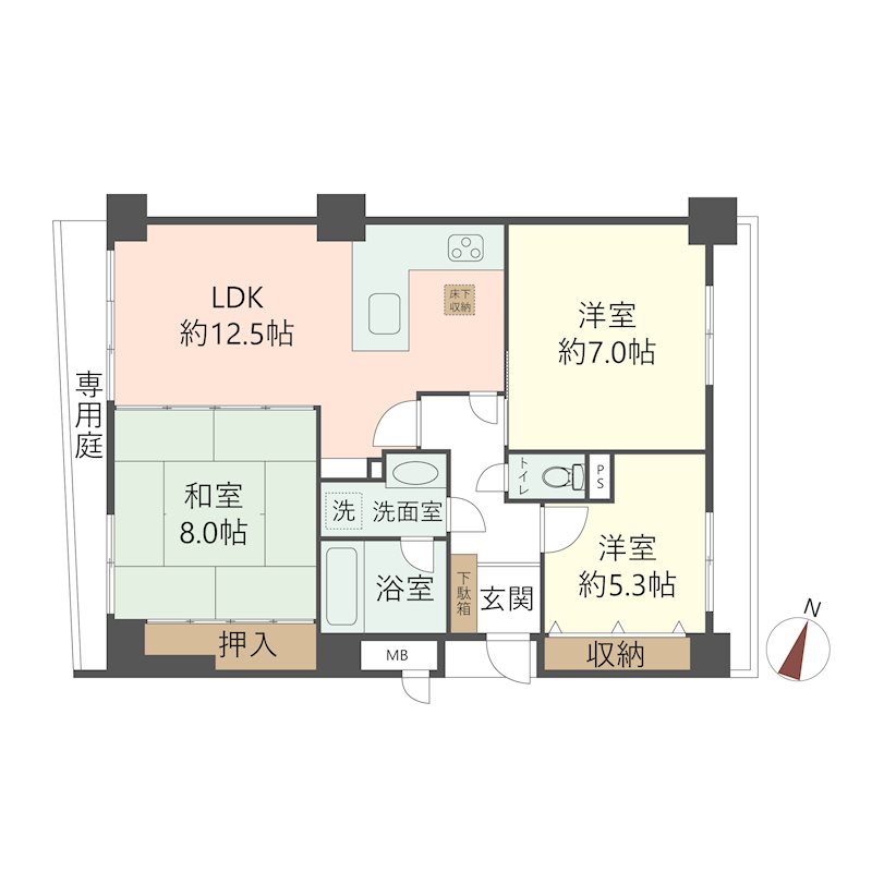 物件の間取り画像