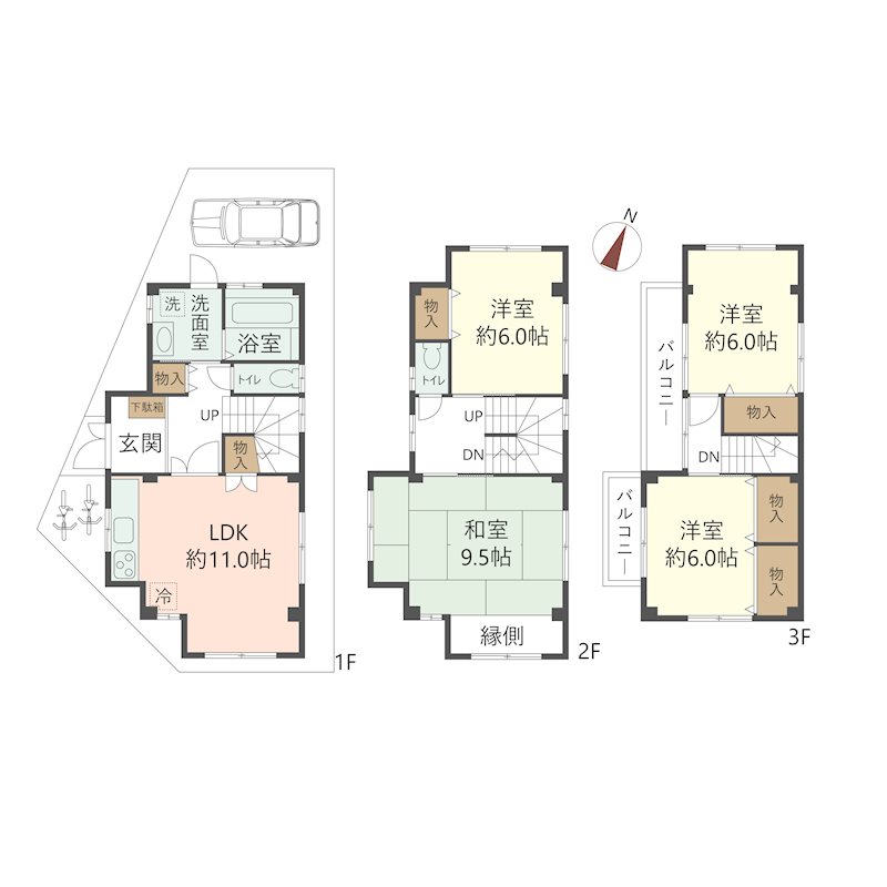 物件の間取り画像