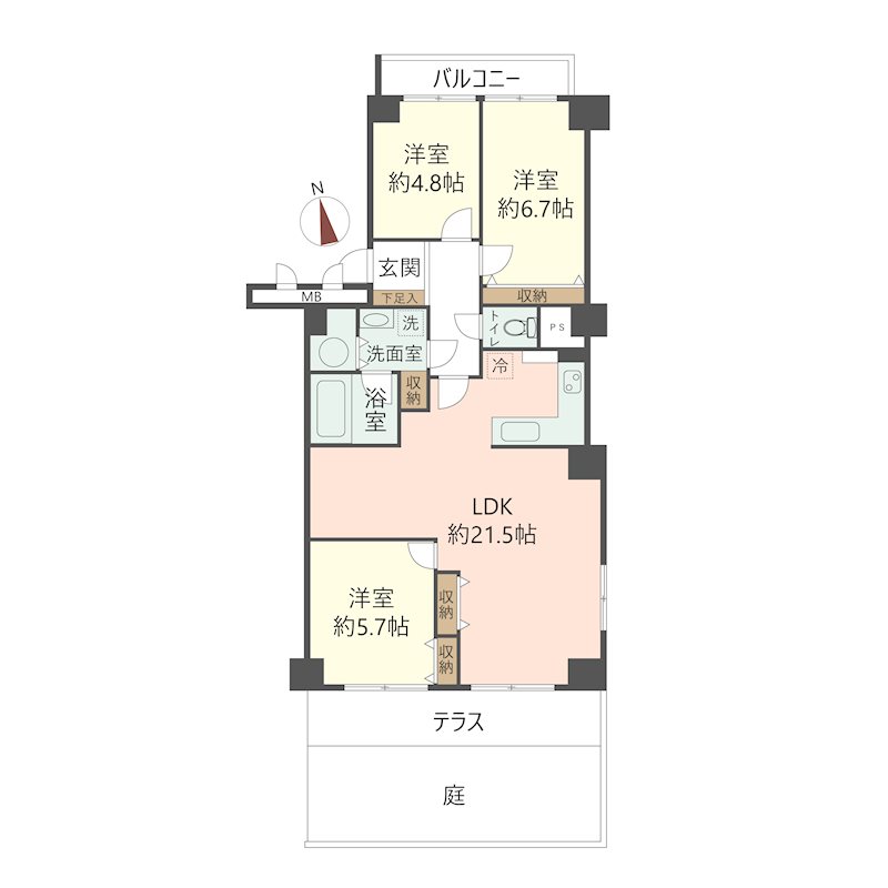 物件の間取り画像