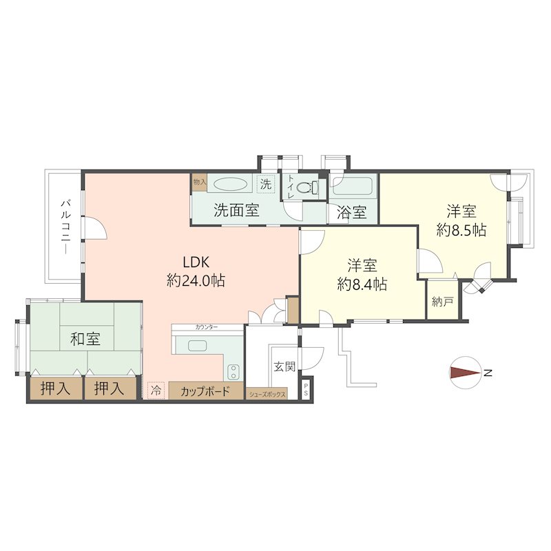 物件の間取り画像
