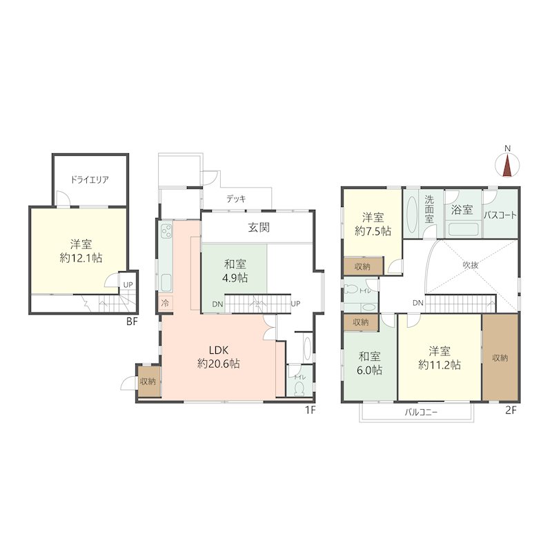 物件の間取り画像