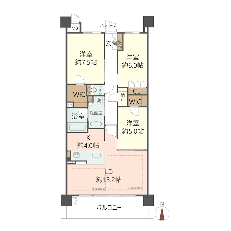 物件の間取り画像